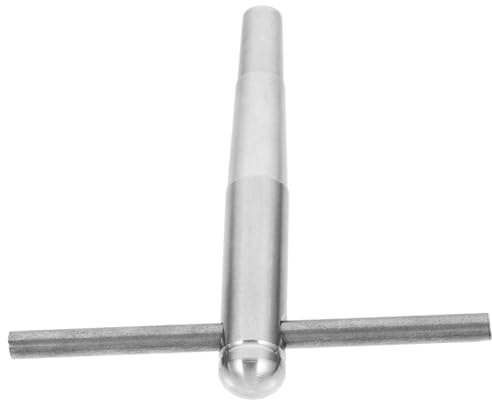 DECOMELODY Professionelles Reparaturwerkzeug aus Metall zur Formgebung und Dellenentfernung bei Trompetenmundstücken und Blechblasinstrumenten in Silber