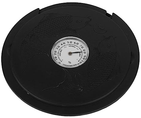 Akozon Hygrometer Guitar Humidifier Drying Acoustic Guitar Sound Hole Humidifier with Sound Hole - Musical Instruments & Care (Black)