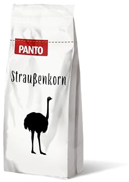 PANTO Straußenkorn 25 kg (3mm) – Futter für Laufvögel & Strauße | Gekörntes Futter für alle Laufvögel – abgestimmte Versorgung für Strauße, Emus & Nandus