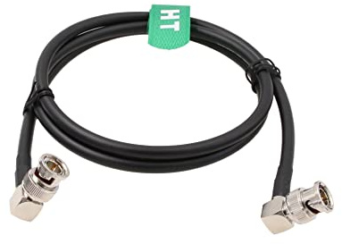 HangTon 12G 3G HD SDI 75 ohm Cavo video coassiale 4K 60fps ad angolo retto BNC Canare LV-61S per Komodo DSMC2 Alexa Monitor 50cm