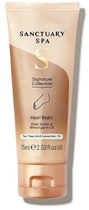 Sanctuary Spa Heel Balm, No Mineral Oil, Cruelty Free and Vegan Shea Butter Foot Repair Cream, 75 ml
