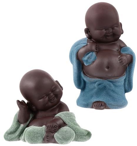 Warmhm Mönchsdekoration aus Purple Clay für Teekunst und Zuhause