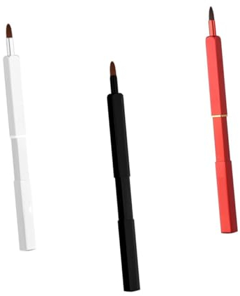 HAPINARY 3-teilige Dehnbare Make-up-lippenstift-applikatoren Aus Bionischer Wolle Für Damen