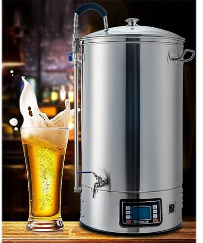 Kits Fabricationautomatiquebière,distributeur Bière Artisanale En Fût Avectubepurée Visualisé,chauffage,satisfactionsaccharification,filtration,circulation,précipitation,fonctionsrefroidissement