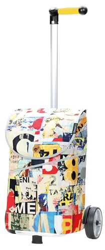 ANDERSEN Einkaufstrolley - Shopper Mix A33 | mit ergonischem 3-Wege-Griff, höhenverstellbar, aus Alu, bis 40 kg - Tasche Limited Edition, Seitenfach, Innenfach, 46 L