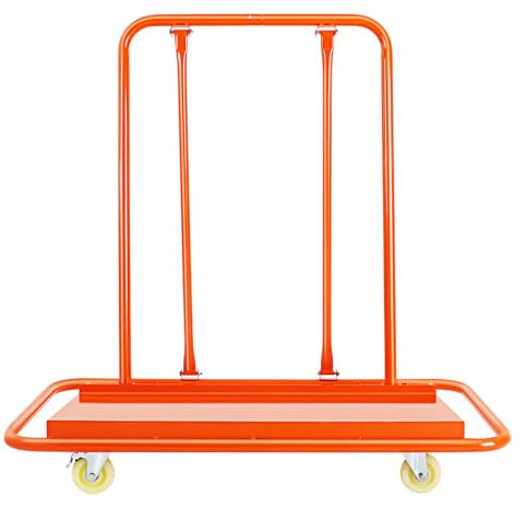 Drywall Cart Plasterboard Trolley Handling Sheetrock Sheet Panel Service Cart Heavy Duty Plasterboard Trolley for Wall Panels, Drywall, Wood Boards, Glass Panels(2200 lbs)