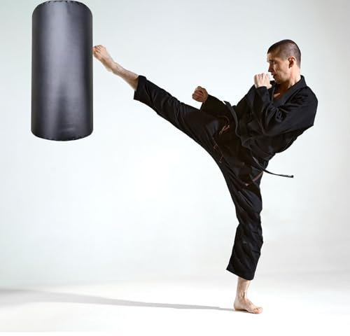 Wing Chun Dummy Trainingsausrüstung für Boxpratzen, Trainingsausrüstung für Kampfsportarten / Taekwondo-Sparringausrüstung, Kickpad, Leicht zu Tragender Ständer für Wing-Chun-Puppen, Wandhalterung(S)