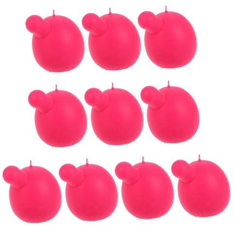 TOBBOMEY 10stücke Blasenkerne Für Puppen PVC Quetschspielzeug Für Stressabbau Ersatzteile Für Seifenblasen-Spielzeug Kreative Bastelzubehör Leuchtendem