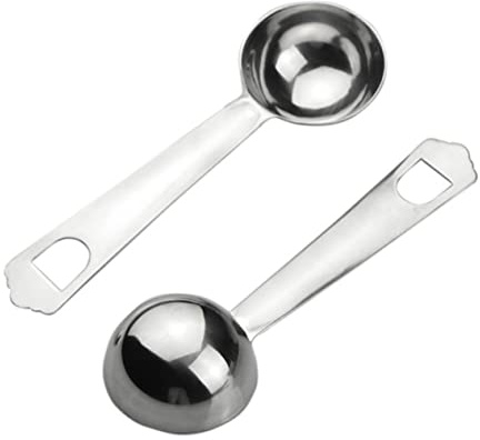 Cabilock Stainless Steel Measuring Spoon for Coffee Beans and Powder Kitchen Baking Tool Accurate Teaspoon Measurement