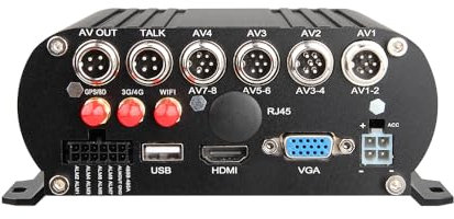 8-channel HDD Video Recorder Mobile DVR with 4G WIFI Live GPS Tracking for RV Truck Trailer Tractor Fleet Management