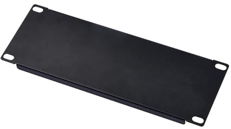 GeeekPi 10 inch Rack Panel Blanking Plate 2U for DeskPi RackMate T1/T0/T2 Network Cabinet and 10 inch server cabinets, black