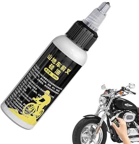 Olio grasso per bicicletta, olio per la manutenzione della bicicletta, olio lubrificante per forcella, olio grasso in silicone, accessorio per moto, olio anti-ruggine multiuso di lunga durata, per
