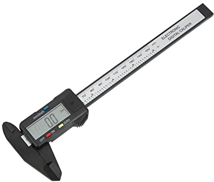 Calibrador Digital de 0‑150 Mm, Calibración Digital de Calibración Electrónica de Micrómetro Compuestos de Fibra de Carbono Calibrador Digital de Calibración Digital, Calibradores Digitales