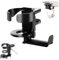 Portavasos de Escritorio, 2 en 1 Soporte Cascos Gaming, Portavasos Antiderrame, Soporte Tazas Cafe, Giratorio Soporte Cascos para Oficina Cocina Comedor Mesas