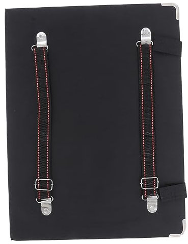 Angoily Zeichenbrett Tragetasche mit Schultergurt Tragbare Kunstmappe für Zeichnungen und Skizzen für Outdoor Aktivitäten Elegantem Schwarz