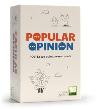 Yas Games- Popular Opinion - L'Unico in Italiano - Da 4 a 12 Giocatori dai 16 anni in su