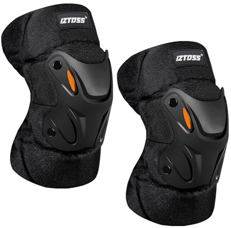 idqwsswt Ginocchiere versatili per motociclisti, protezioni con gomitiere, per skater e motociclisti, in peluche. Dimensioni del prodotto: altezza 27 cm/10,63