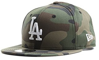 New Era League Essential 9Fifty Snapback Cap LA Dodgers Camouflage, Size:S/M
