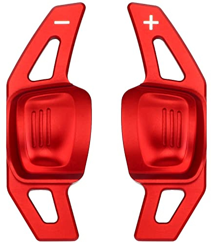 Overdrive-Racing Schaltwippen Verlängerung Kompatibel mit VW Golf 7 Variant Golf 8 Amarok Arteon T-ROC Tiguan II Passat B8 Polo Alu Rot Typ-C