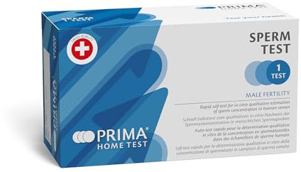 PRIMA Sperm Concentration Home Fertility 2 Minute Test