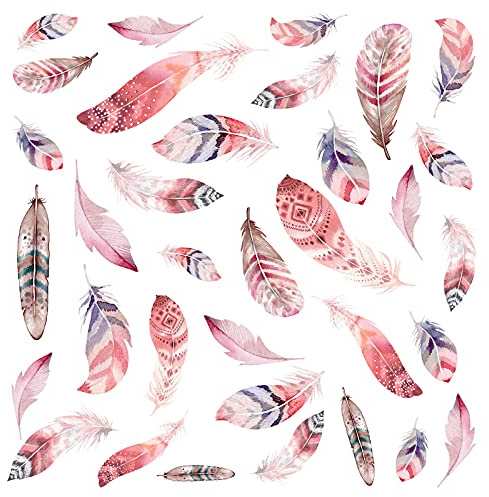 Little Deco Wandtattoo Waldtiere mit Sternen & Federn DL488 Zusatz - Federn