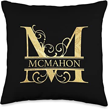 Mcmahon Name Throw Pillow