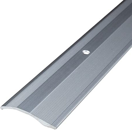 PROVISTON | Übergangsprofil | Breite:40 mm | Höhenausgleich:0-18 mm | Länge:1000 mm | Metallprofil | Ausgleichsprofil | Aluminium eloxiert | Silber | Gebohrt | 1 Stück