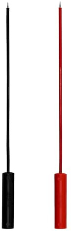 BERNSTEIN Messspitzen für Multimeter 2-265-VE | Präzise Prüfspitzen Set Rot Schwarz 1 mm Spitze, 4 mm Anschluss - Für Multimeter, Spannungsprüfer & Strommessgerät