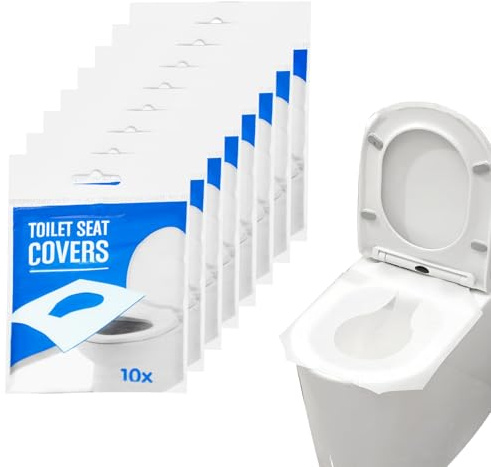 GAOHAN 80Pcs Disposable Toilet Seat Covers, Flushable Toilet Seat Covers | Travel Disposable Toilet Seat Cover for Kids Adults Pregnant Women,Portable Toilet Seat Use in Public Toilets
