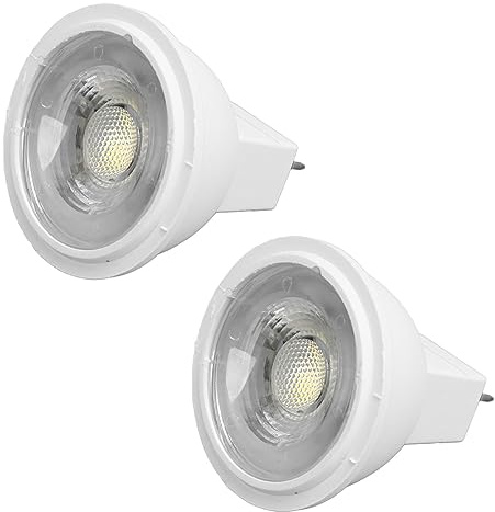 TOPINCN GU4 Light Bulb, MR11 Light Bulb Easy Installation Faster Heat Dissipation Energy Saving for Bedroom (White Lighting)
