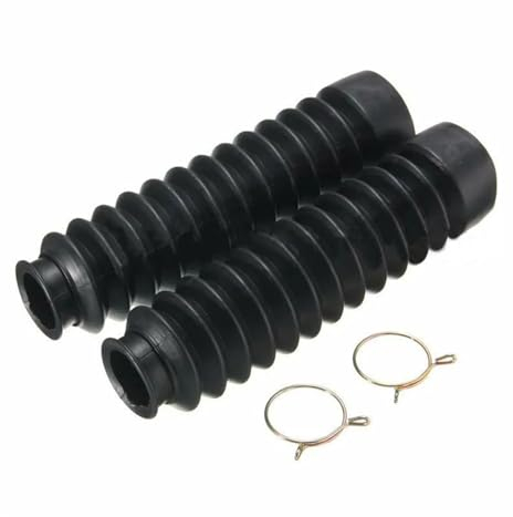 Muzhen Store 2 Teile/Satz Gabel Faltenbalg Abdeckung Universal Motorrad Gummi Boot Staub Kappe 13 Abschnitt Motocross Schützen Zubehör