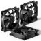 upHere gaming Ventole PC da 120mm ad Alto Rendimento - Design Standard per Vari Usi - Silenziose ed Efficienti (3 Pezzi) per PC Desktop, 12BK3-3