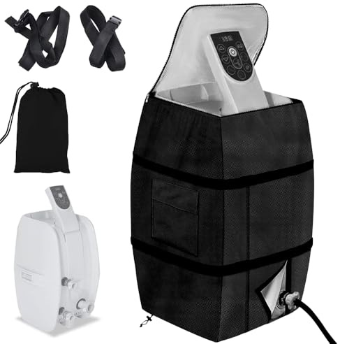 HOVCEH Pumpenabdeckung Whirl-Pool, 43x38x54cm Abdeckung für Whirl-Pool Pumpe, Whirl-Pool Abdeckung, Robust, Wasserdicht, Staubdicht, Isoliert, für Mehrere Marken (Quadratisch, Schwarz)