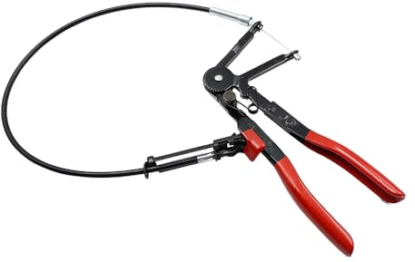 Pinza per fascette stringitubo CENPEK Pinza per fascette a molla con gambo in filo con fascetta a molla da 630 mm per riparazioni auto