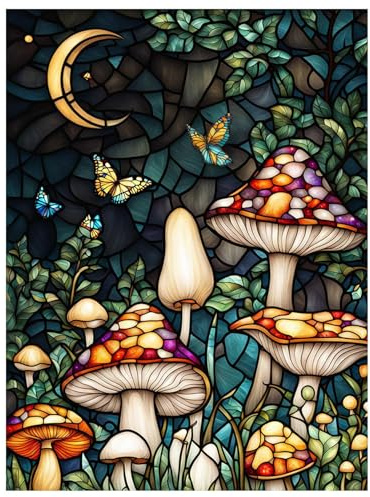 Mafenr Art natur diamantmålning vuxna, naturlig diamantmålning, diamantmålning bilder för gåvor och familj dekoration 30 x 40 cm