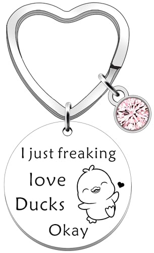 SDOFY Duck Gifts Duck Keyring Gifts for Women Friends Family Keychain Duck Lovers Gift