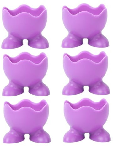 AUTSUPPL 6piezas Cocedor De Huevos De Silicona Hervidor De Huevos Práctico para Microondas para Cocina y Eventos