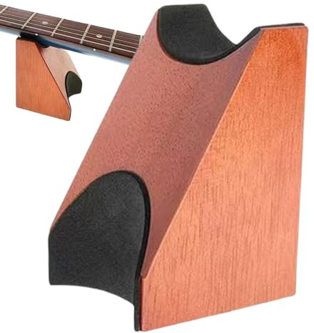 Basshals Ruhe, Gitarrenhals Ruhe Cradle,Bass Neck Cradle Halter mit einer Rutschmatte - String Instrument Luthier Tool, Instrumentenzubehör für Ukulelen, Geigen, Banjos, Mandoline