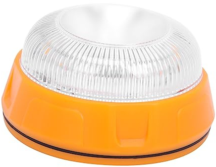 Vaguelly Luz de Advertencia LED Amarilla para Vehículo de Emergencia y Construcción Destello, Ligera y Resistente Abs, Adecuado para Calles y Zonas Escolares