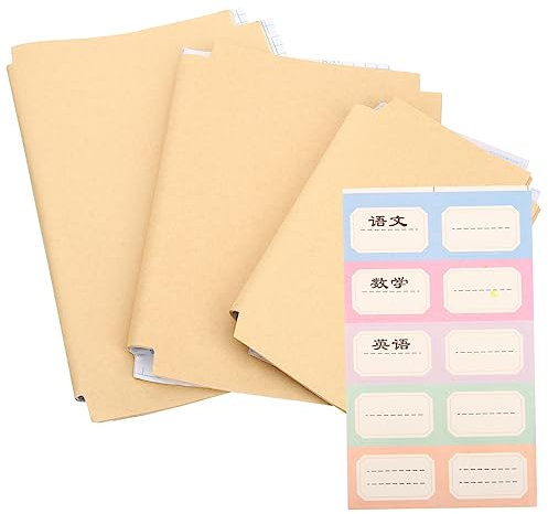 Angoily 30blätter Kraftpapier Selbstklebende Buchumschläge Set Für Schulbücher Notizbücher Und Dokumente Wiederverwendbar Und Strapazierfähig Für Schule Und Zuhause