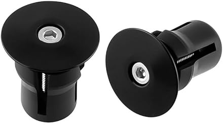 Xzenuo Aluminium Lenker Endkappen - Leicht & Robust Rennrad Klingel Lenkerstopfen für Mountainbike, MTB & Road Bikes, Bike Handlebar Bar End Plugs Kompatibel mit 17-23,5 mm Griffen