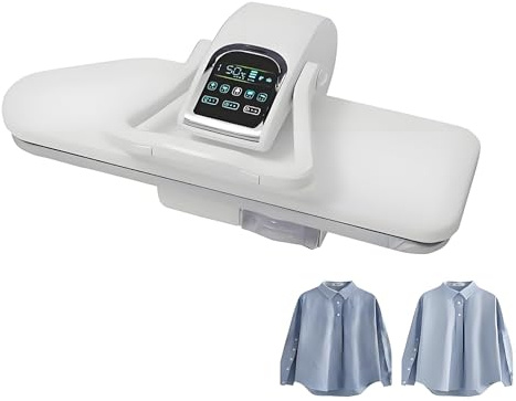 2200W Smart Steam Press, Heat Press Machine with LCD Touch Screen, 5 Temperatures and 3 Ironing Board Sizes,support Wet and Dry Ironing/Forming/Heat Transfer,1min Fast Finishe,Smooth Wrinkle-free