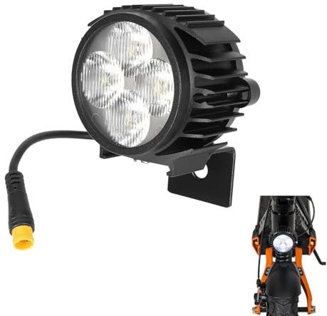 Fututech LED Phare Avant pour Kukirin G2 Pro G2 ProDB G2 Max Eclairage pour Scooters Electriques Lumières pour Trottinette Accessoires Pièces de Rechange