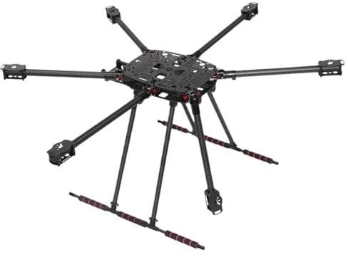 ZD850 PRO Full Carbon Fiber ZD 850 Frame Kit With Unflodable Landing Gear Foldable Arm,Compatible For FPV DIY Aircraft Hexacopter