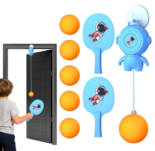 Pong-Set zum Aufhängen, interaktives Tischtennis-Spielzeug, 35,43 Zoll Tennis mit Aufhängefunktion, ABS-Spielset, Indoor-Spiel mit sportlichem Design, Koordinationstrainer für Kinderpartys