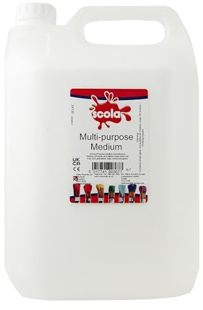 Scola Craft PVA Kids Glue, 5 Litres, School Supplies, Art and Crafts Projects, Children's Craft Projects, Ideal for Kids