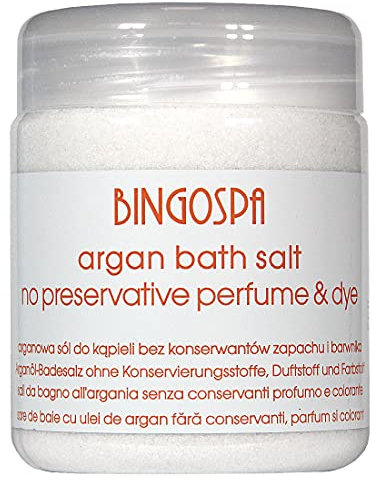 Sali da bagno Argan per idromassaggio, trattamenti SPA e peeling - 550g BINGOSPA