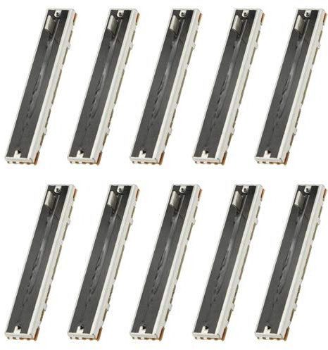 WMYCONGCONG 10 Stück 10K Ohm Schiebepotentiometer Einzelnes lineares 10K elektronisches Potentiometer, 88mm