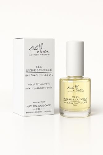 Olio Unghie e Cuticole 17ml Mix di Oli pregiati, Mandorle, Oliva, Limone, Argan Uso professionale