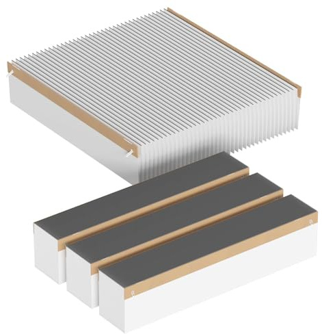501 Ersatz-Ofenfilter, kompatibel mit AprilAire 5000 Ganzhaus-Luftreiniger, 16 x 25 x 6 cm MERV 15, saubere Luft und Staub, 4 Stück